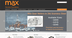 Desktop Screenshot of maxmachinery.com