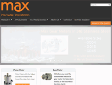 Tablet Screenshot of maxmachinery.com